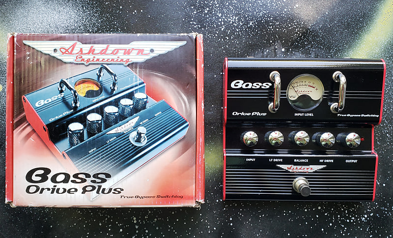 Ashdown Drive Plus Bass Distortion Pedal, w/ Original Box, Excellent, FREE N' FAST SHIPPING! image 1
