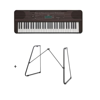 Yamaha PSR-E360 - Noyer Foncé + stand yamaha L-2C