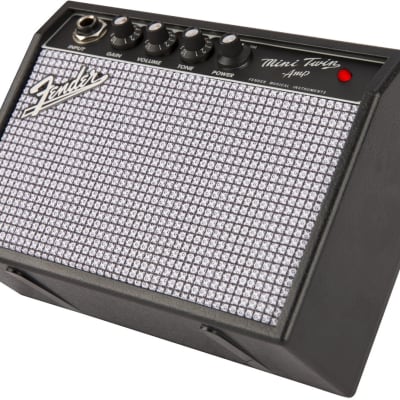 Fender Mini '65 Twin Portable Guitar Amp, Battery Powered, Two 3" Speakers image 4
