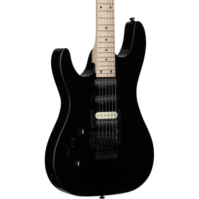 Kramer Striker HSS Electric Guitar, Maple Fingerboard (Left-Handed), Ebony image 1