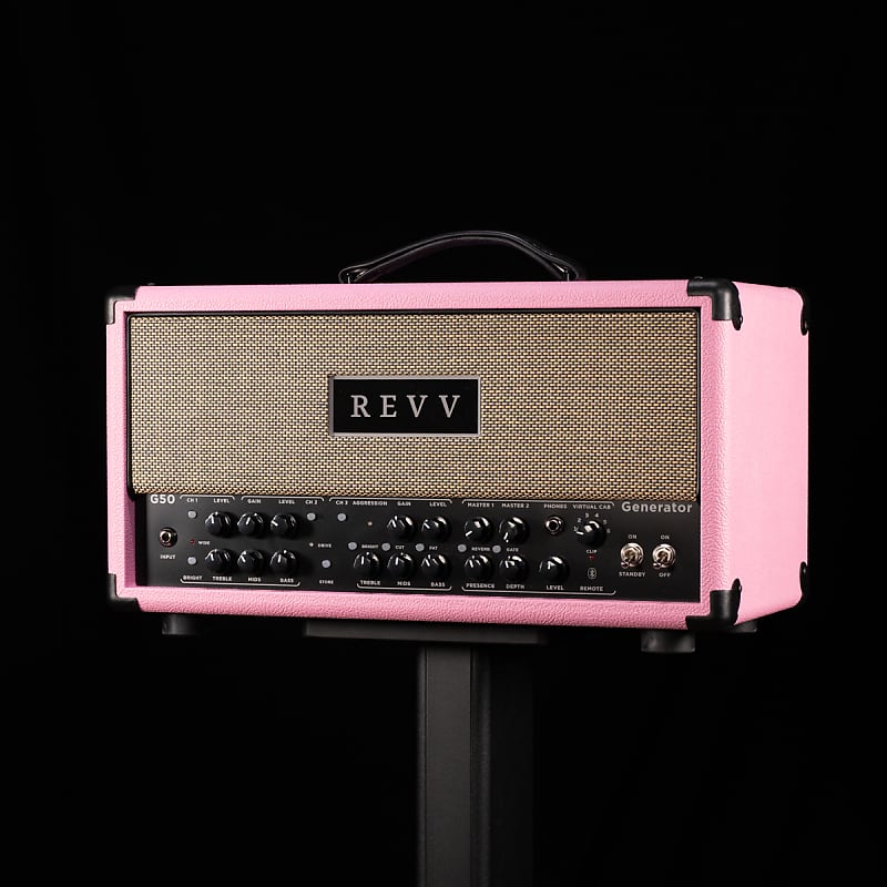 REVV Generator G50 50W Tube Head Pink Reverb