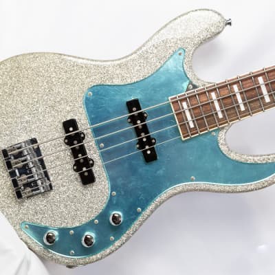 ESP Edwards 2019 E-AK Silver Sparkle Aki Signature Bass MINT US Seller Made In Japan MIJ image 1