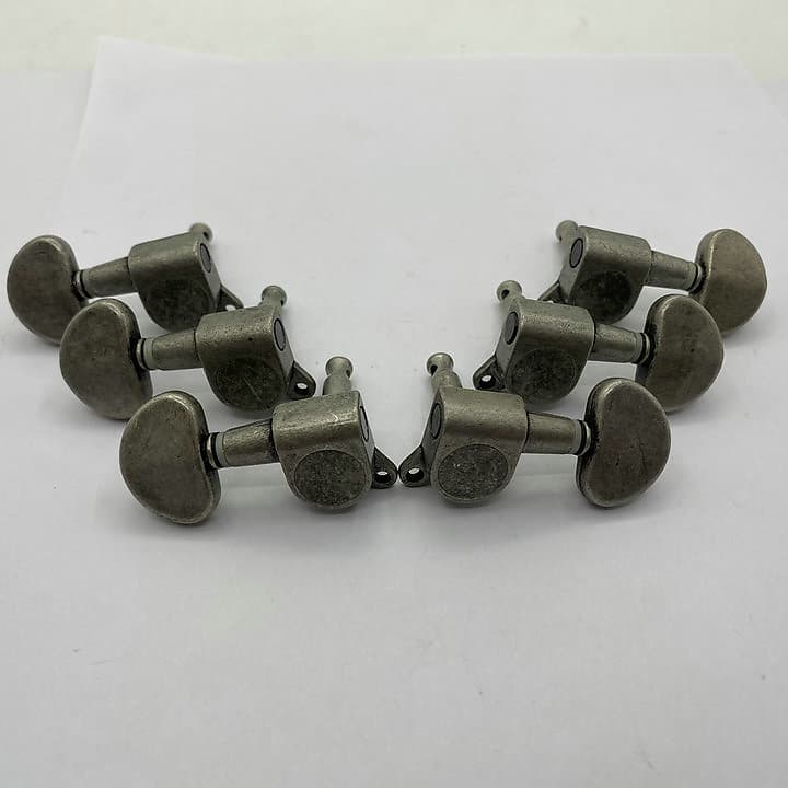 Aged Finish 3r 3l Guitar Tuning Pegs Machine Heads Reverb