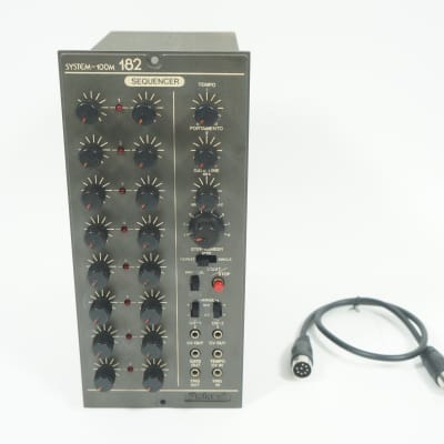 [SALE Ends Nov 11] Roland SYSTEM-100M Model 182 Dual 8-Step Analog Sequencer Modular Synthesizer
