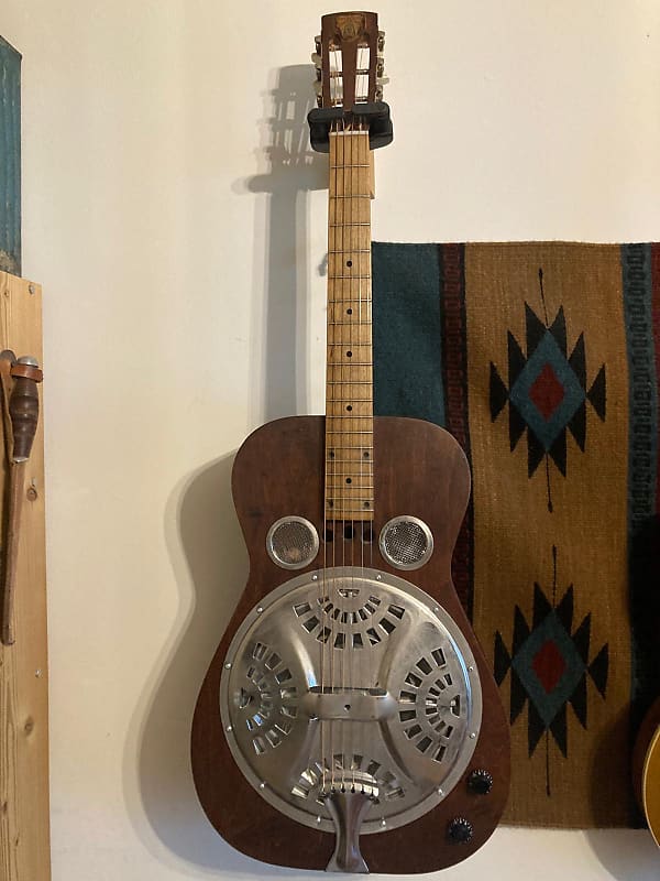 Pre Gibson OMI Dobro Hound Dog 1990 Brown Reverb Australia