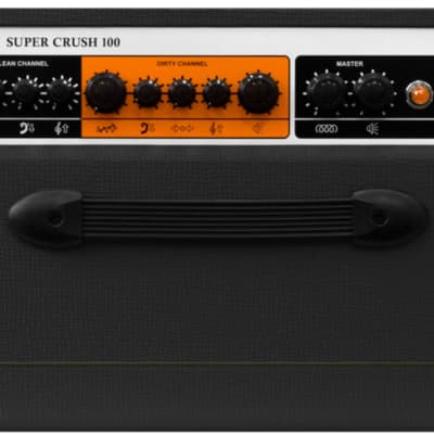Orange Super Crush 100C 100w 1x12 Solid State Guitar Combo Amp, Black image 3
