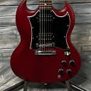 Used Gibson 2016 SG Faded Electric Guitar with Hard Case- Satin Cherry