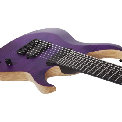 Schecter John Browne Tao-8 8-String Signature Guitar - Satin Trans Purple image 6
