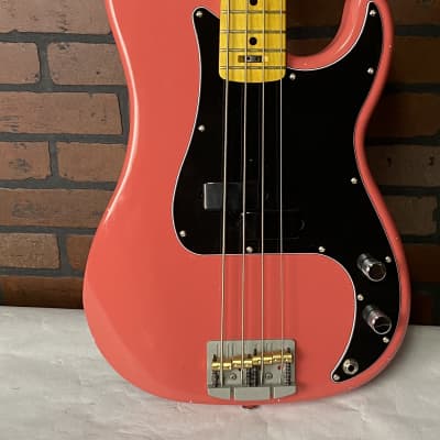 Form Factor Audio PB4 P-Bass Style 4-String Bass 34" Scale Tahitian Coral image 2