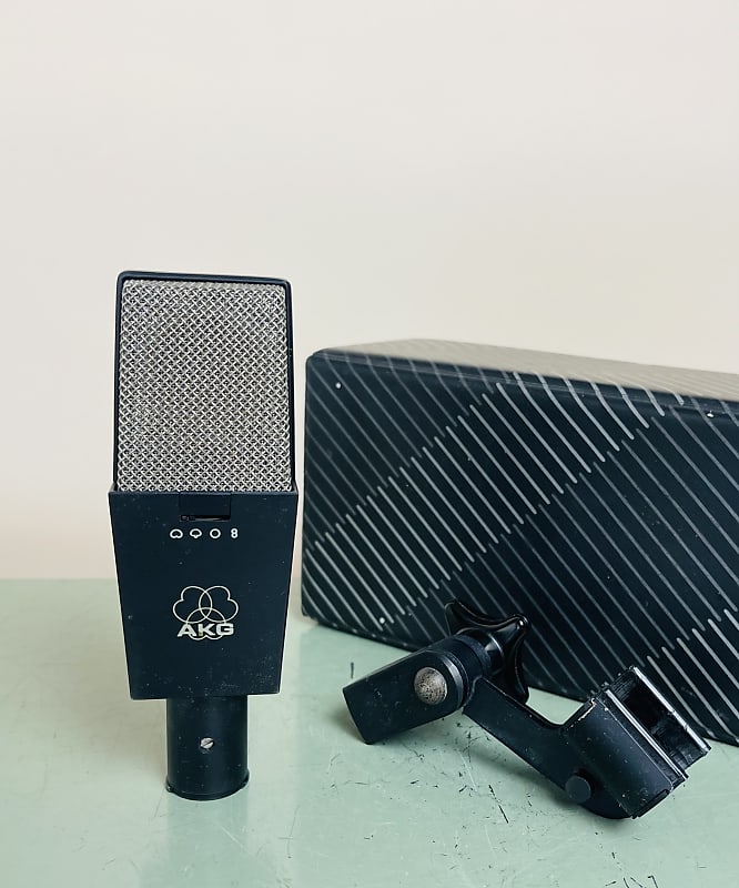 AKG C414B-ULS Condenser Microphone W Original Box And Clip | Reverb