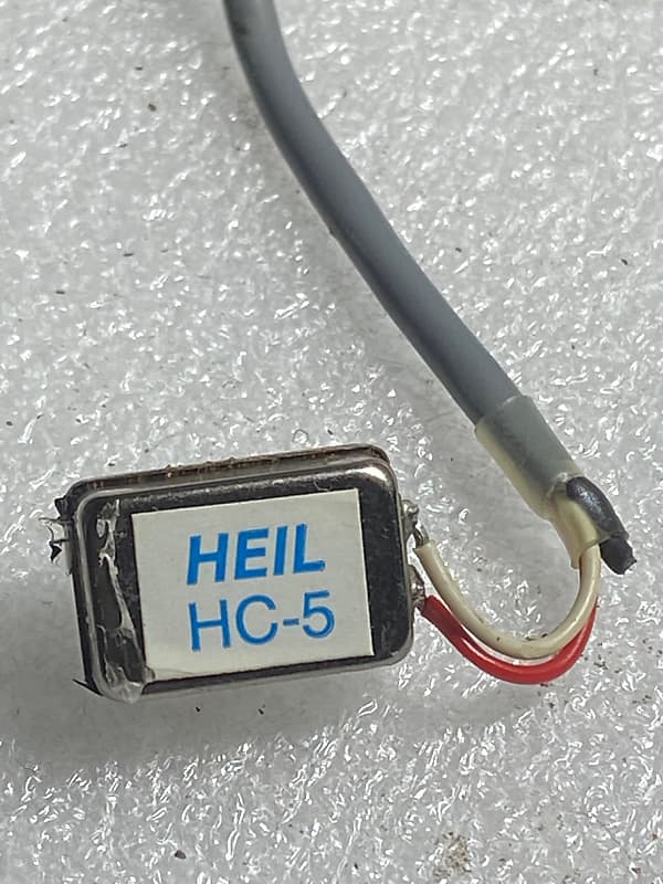 HEIL HC5 Microphone Replacement Element mint / tested and Reverb