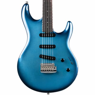 ERNIE BALL MUSIC MAN LUKE 4 SSS - DIESEL BLUE image 1