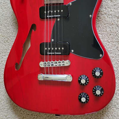 Fender Jim Adkins JA-90 Telecaster Thinline Electric Guitar, New TKL Gig Bag image 2