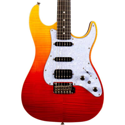 JET Guitars JS-600 HSS, Trans Red for sale
