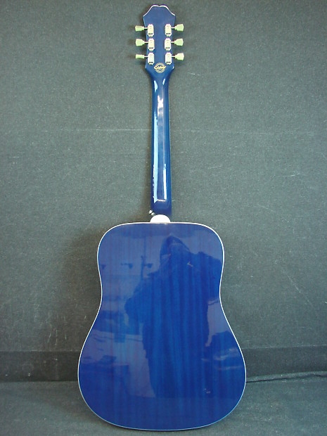 極美品✨　Epiphone Hummingbird Artist ブルー Restock Epiphone Hummingbird Artist Acoustic Guitar Blue