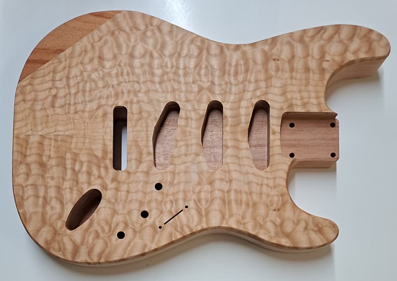 Shepard Custom Guitars Custom Stratocaster Body Semihollow Reverb