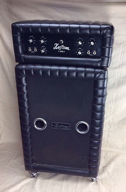 Vintage Kustom K-100-1 Tuck & Roll Guitar Amplifier Circa 1968