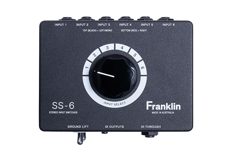 Franklin Audio / SS-6 DI ステレオスイッチャー Franklin Audio / SS-6 DI ステレオスイッチャー SS-6 Switchable