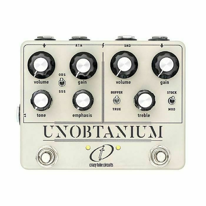 Crazy Tube Circuits Unobtanium Dual Channel Amp/Overdrive Effects Pedal image 1
