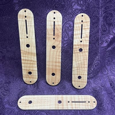 Flame Maple Tele Control Plates for sale