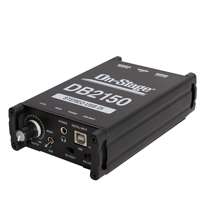 OnStage Stereo USB Direct Box Reverb