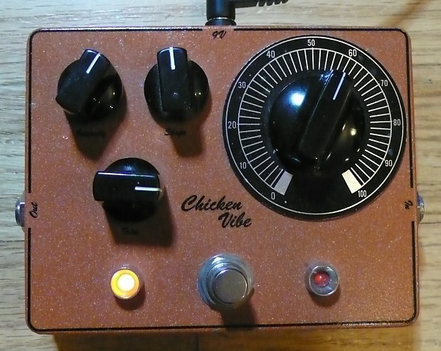 Daniel Zink Danelectro Chicken Salad Vibe Rehoused / Modified Guitar Effects Pedal image 1
