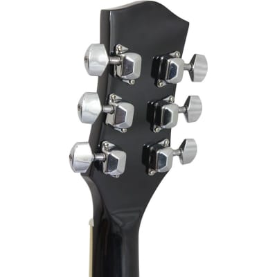 Tiger ACG1 Acoustic Guitar for Beginners, 3/4 Size, Black image 4
