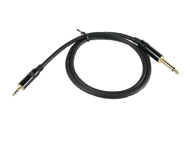 SuperFlex GOLD SFP-103Q3.5mm Patch Cable 3.5mm Male to 1/4" Male - 3' image 1