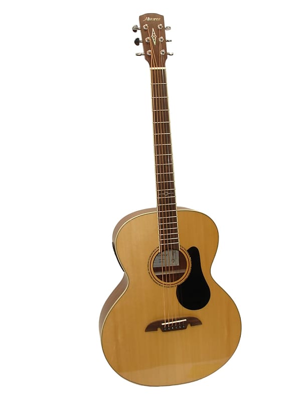 2022 Alvarez ABT60E Artist 60 Baritone Acoustic Electric Guitar, Natural image 1