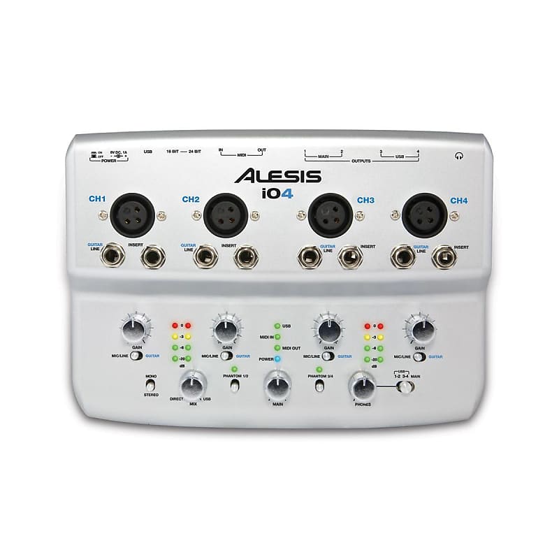 Alesis iO4 USB Audio Interface image 1