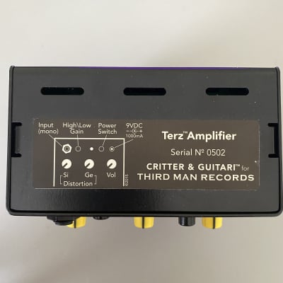 Critter & Guitari Third Man Terz 15-Watt 1x4" Amplifier - Black (Germanium & Silicon) image 7