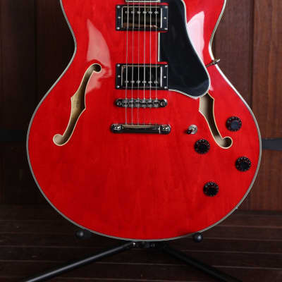 Eastman T386 Semi-Hollow Electric Guitar Red for sale