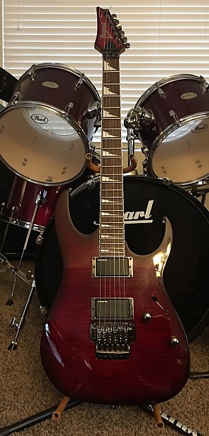 Ibanez RG 420EX fm 2008 Flame Maple Red | Reverb