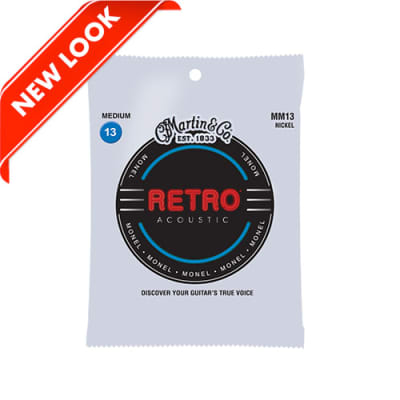 Martin Retro Acoustic Guitar Strings MM12 Monel Nickel Reverb Canada