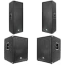 Dual 15" PA Speakers & 18 Inch Subwoofer Cabs