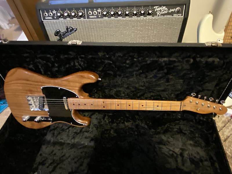 Hand made Warmoth Stratocaster Telecaster Hybrid Roasted