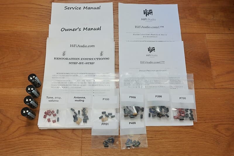 Marantz 2330B restoration kit filter capacitor repair rebuild fix  			