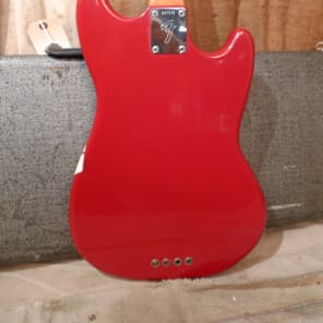 Fender Mustang Bass 1968 Red Lefty image 12