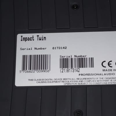 Tc electronic impact twin: schede audio