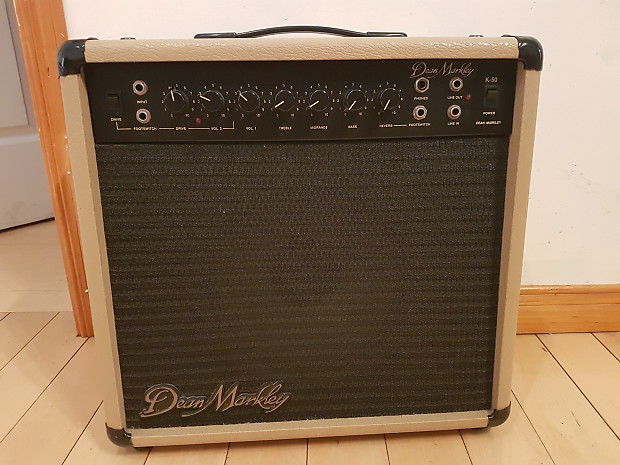 Dean Markley K-50 Guitar Amp 1991 Tan | Reverb