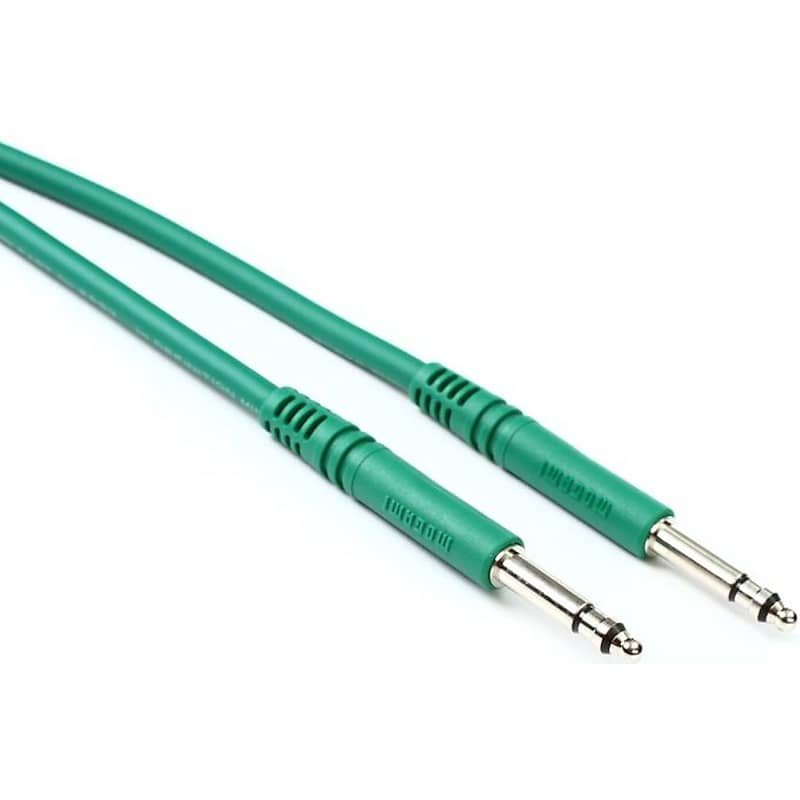 Mogami Bantam TT to TT Balanced Studio Audio Patch Cable - Green