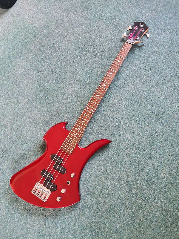 BC Rich Mockingbird 360 JE Bass  2001 - Japanese Edition - Red Metallic image 1