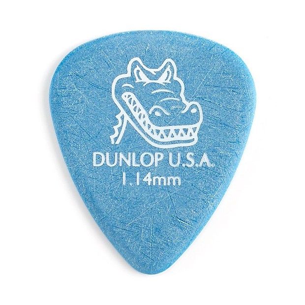 Dunlop 417P114 Gator Grip 1.14mm Guitar Picks (12-Pack) image 1