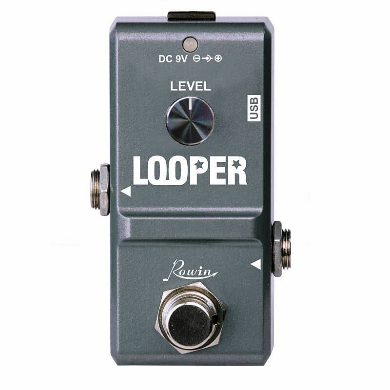 Rowin LN-332 Looper NANO Series Guitar Effect Micro Pedal with USB +WAV True Bypass image 1