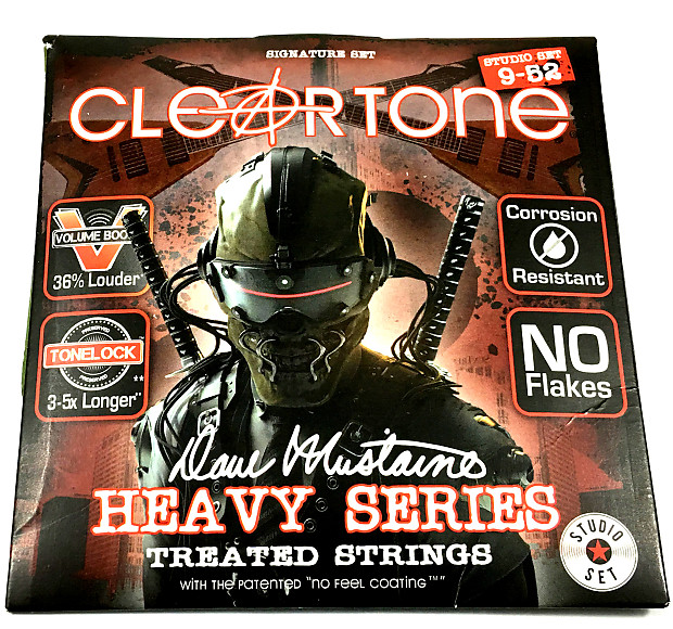 Cleartone 29420 Dave Mustaine Signature Heavy Series Strings - Studio Set (9-52) image 1