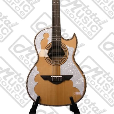H. Jimenez Bajo Quinto (El Patro'n)  solid spruce top with gig bag - FULL body - Three Micas - with  Seymour Duncan pickup, LBQ4E for sale