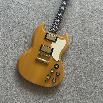 希少 Epiphone CUSTOM SHOP G-400 SG Korina Used Epiphone Custom Shop G400 Korina | Cream City Music