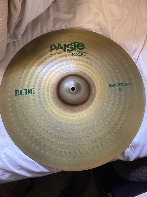 Paiste 1000 Rude 20" Ride/crash. 2006 Reverb