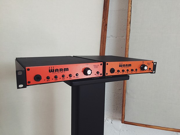 Warm Audio WA12 Discrete Mic Pre Racked Pair image 1