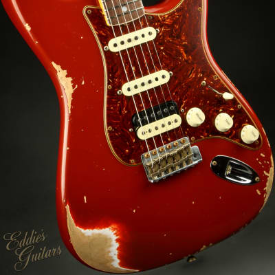 Fender Custom Shop Limited Edition 1967 HSS Stratocaster Heavy Relic - Bright Amber Metallic image 6